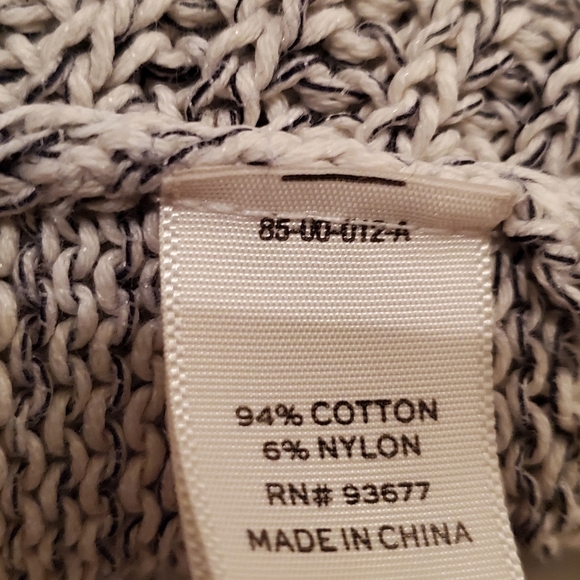 Stylus womens cardigan sweater size XL crochet knit open front - Picture 7 of 13